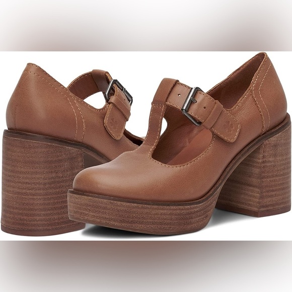 Lucky Brand Ominie Platform Pump Brown - Picture 3 of 8